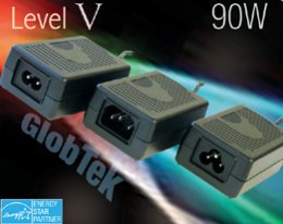 Miljøvennlige GlobTek 90W strømforsyninger møter krav til Level V